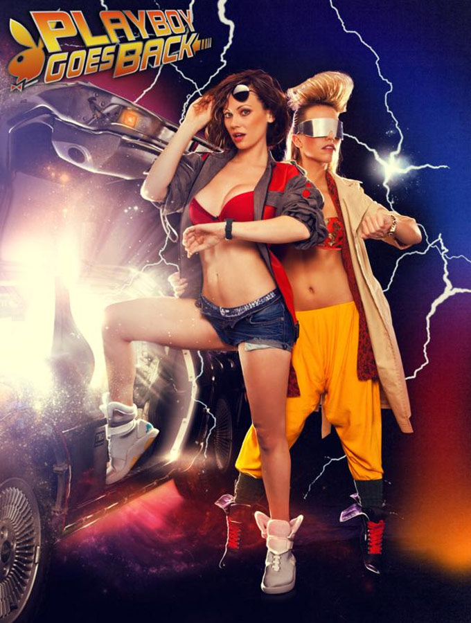 Playboy Goes Back: Tribute to Back to the Future.